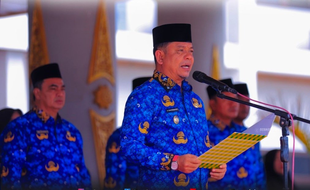 Wakil Bupati Syafaruddin Poti Pimpin Upacara Hari Kebangkitan Nasional Ke -118 di Rokan Hulu