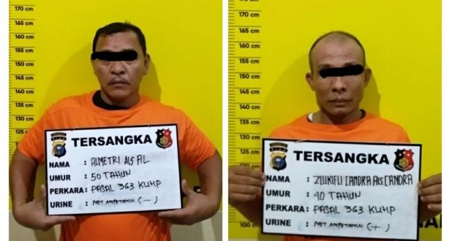 Polsek Tampan Ringkus Dua Pelaku Curat Modus Pura-pura Kenal lakukan 11 TKP di Pekanbaru