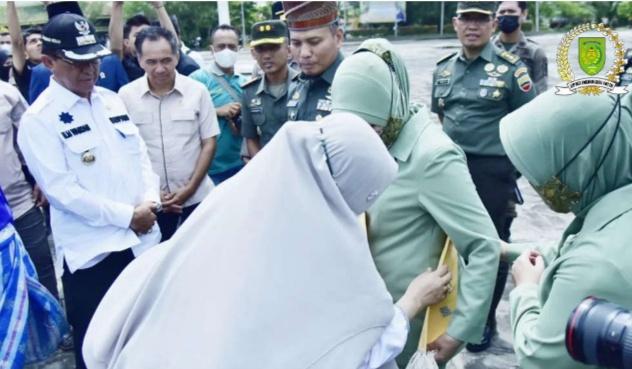 Ketua DPRD Inhil Menyambut Kedatangan Danrem 031/Wirabima