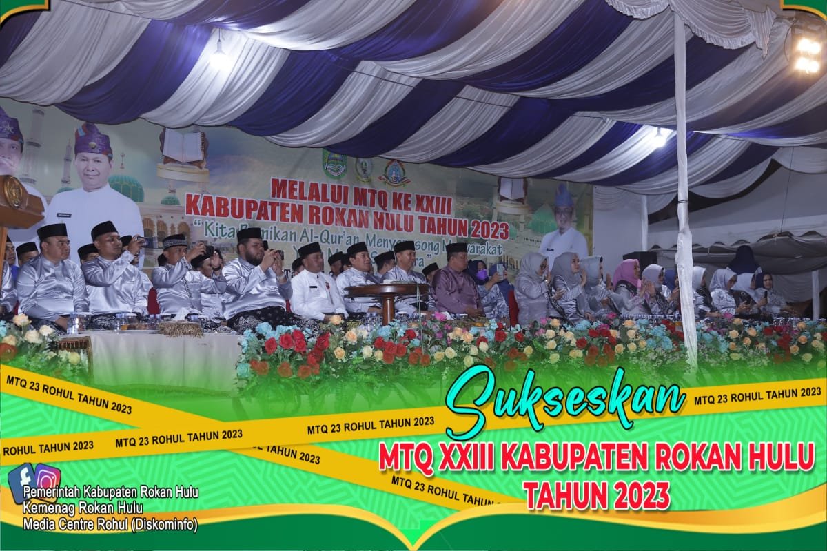 Ucapkan Taniah Pembukaan MTQ ke  XXIII Rokan Hulu, Pemprov Harapkan MTQ sebagai Edukasi dan Tradisi 