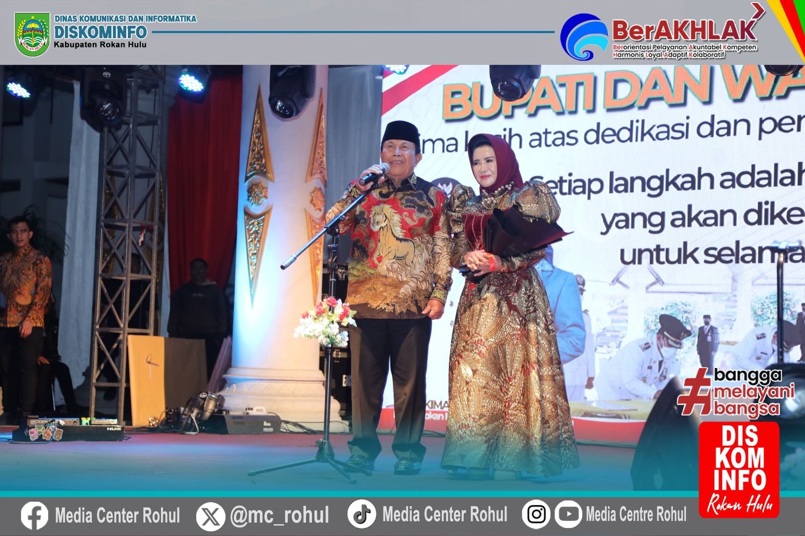Purna Tugas Bupati Rohul H Sukiman Sampaikan Salam Perpisahan