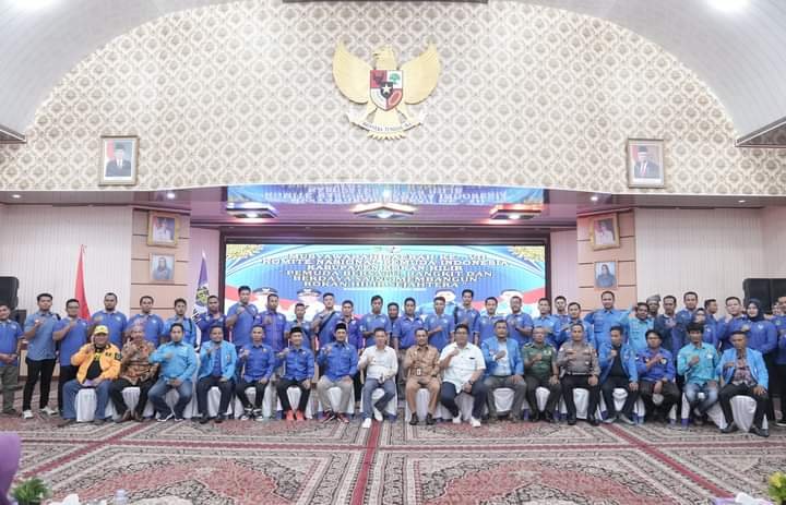 Bupati Rohil Afrizal Sintong, Hadiri MUSDA Ke VII KNPI ROHIL 2023