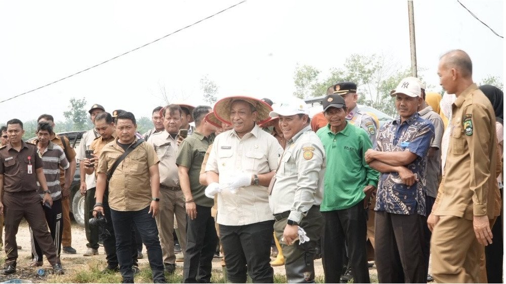 Bupati Anton Panen Bersama Petani Rambah Baru Bukti Nyata Ketahanan Pangan Rohul