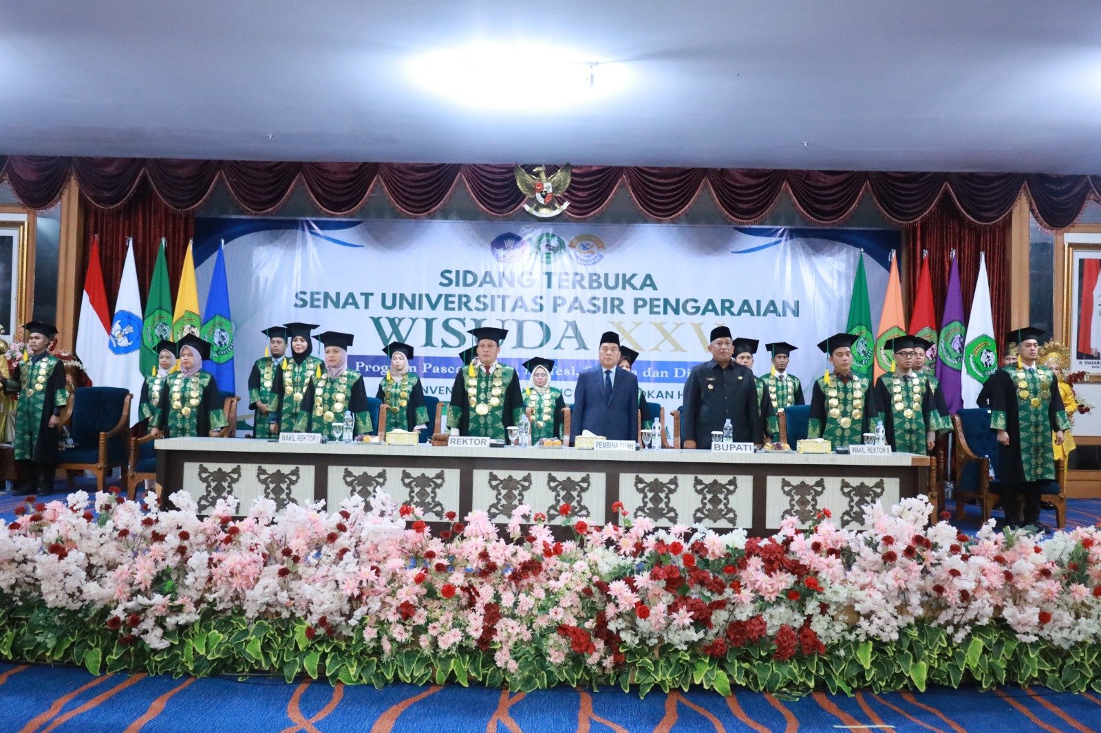 Bupati Anton Hadiri Wisuda XXV Universitas Pasir Pengaraian Di Islamic Center