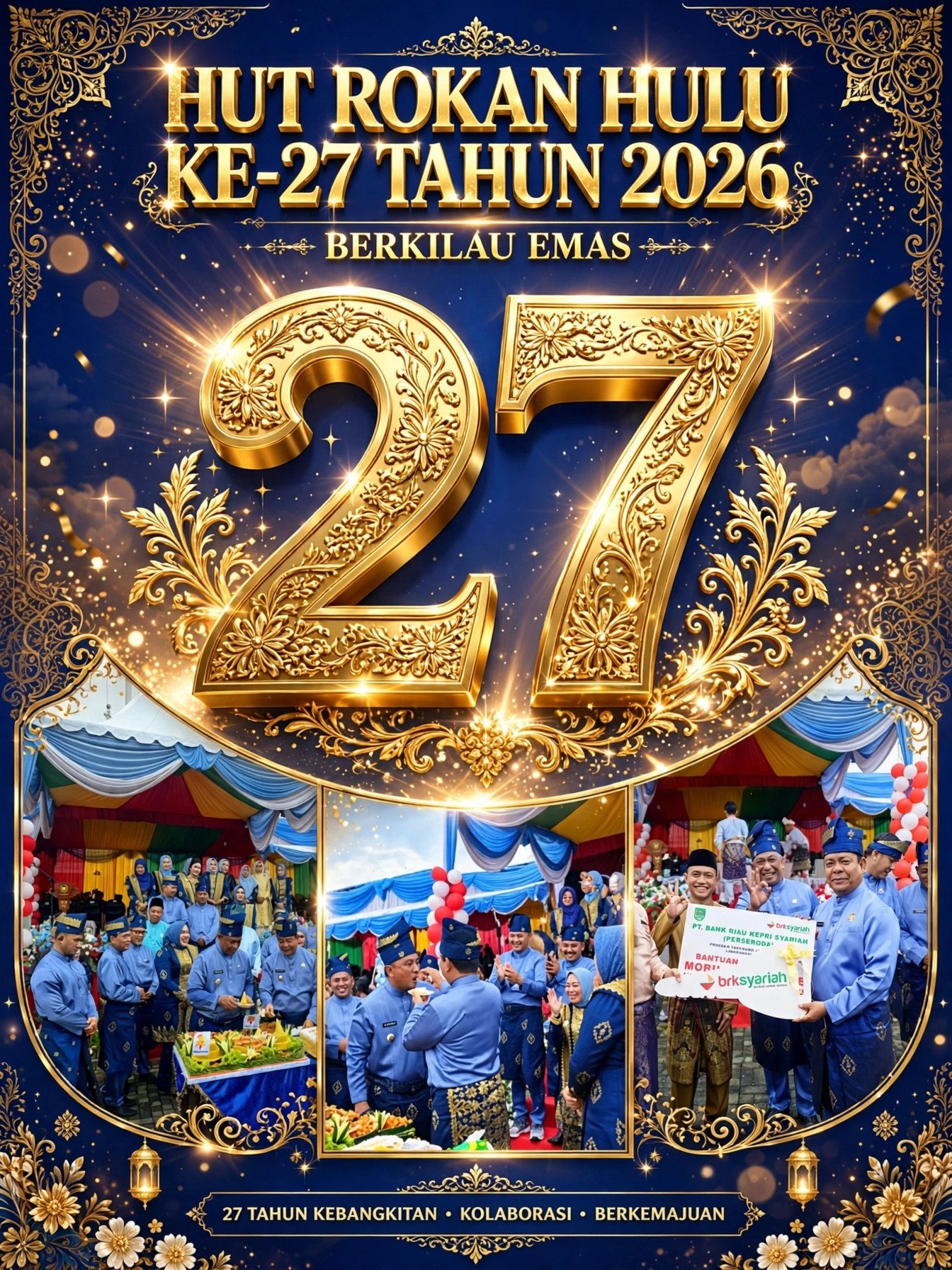 Kabar Baik Di Hari Jadi Ke 27 Rohul Bupati Anton Ekonomi Tumbuh 6,79%