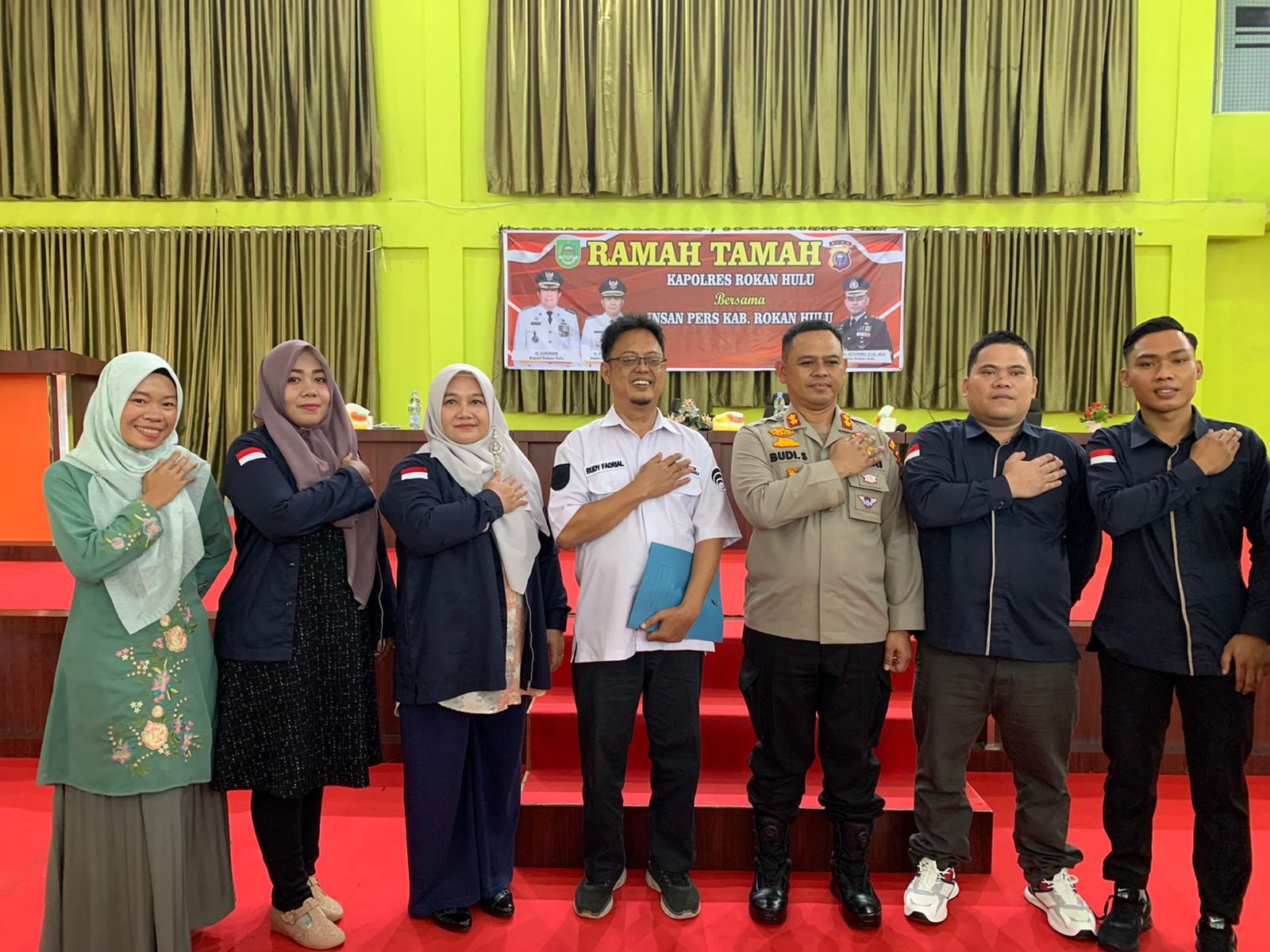 Ramah Tamah Kapolres Rohul Dengan Wartawan, DPC SPRI ; Siap Menjadi Penyeimbang Informasi