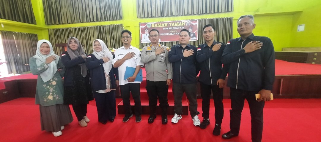 Kapolres Baru AKBP Budi Setiyono SIK MH Minta Insan Pers Rohul Turut Dukung Jaga Kamtibmas
