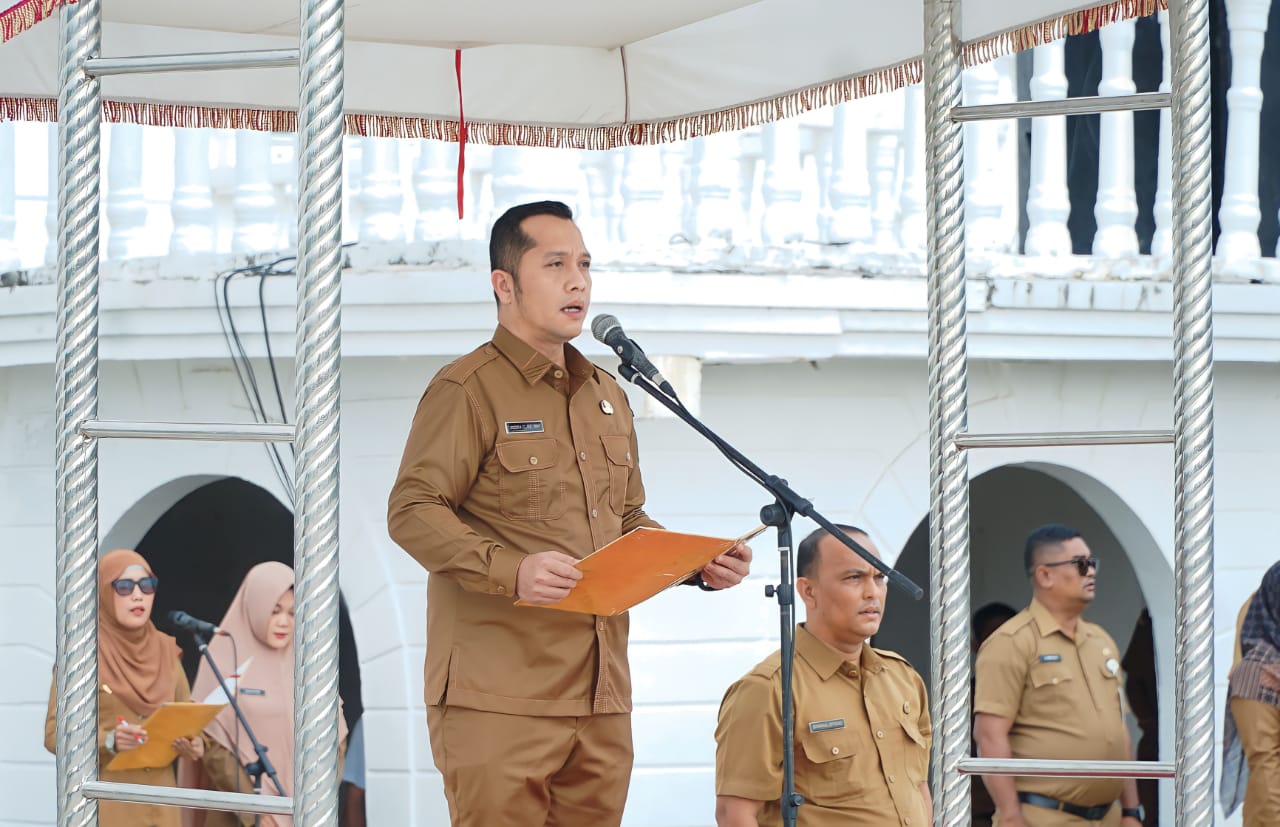 Diskominfotik Rohil Diberi Bantuan Pembangunan Menara Telekomunikasi Dari Pusat