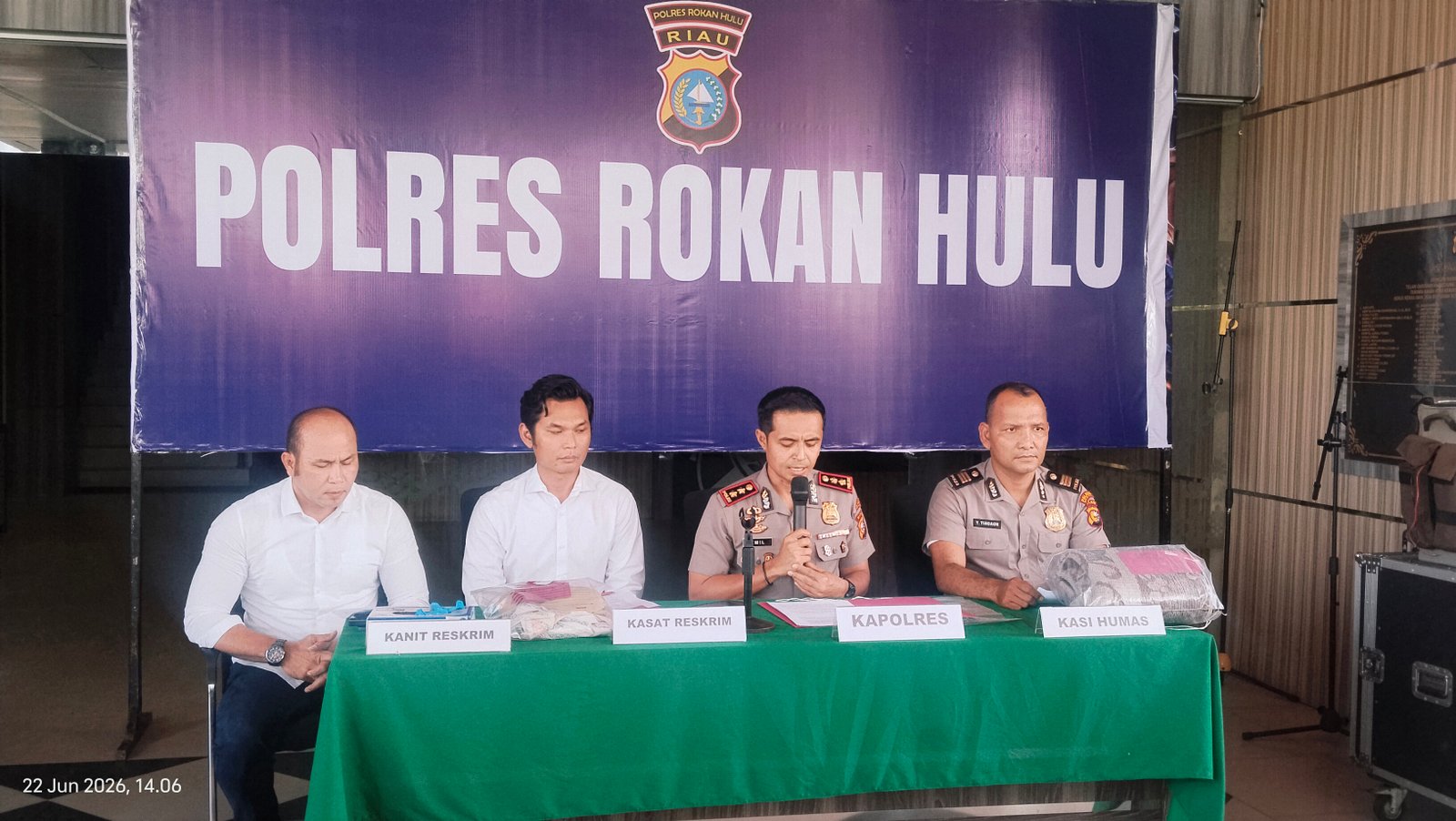Kabur ke Nias Selatan, Pelaku Pembunuhan Istri Di Ujung Batu Rohul Diamankan