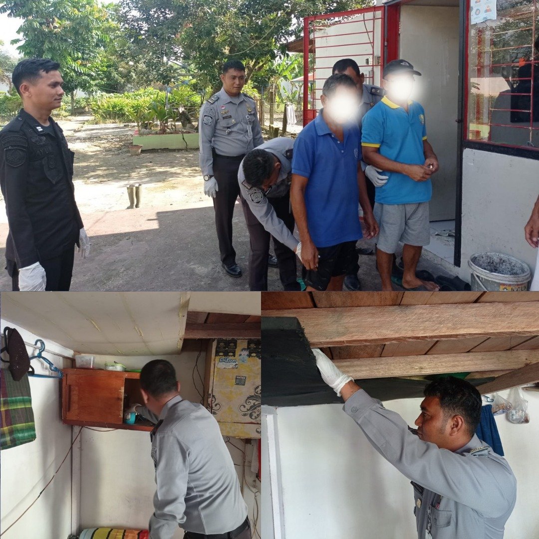 Lapas Pasir Pangaraian Kembali Geledah Kamar Blok Hunian Warga Binaan