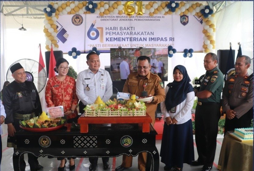 Ikut Meriahkan HBP ke-61, Sekda Rohul Hadir di Lapas Pasir Pangarayan