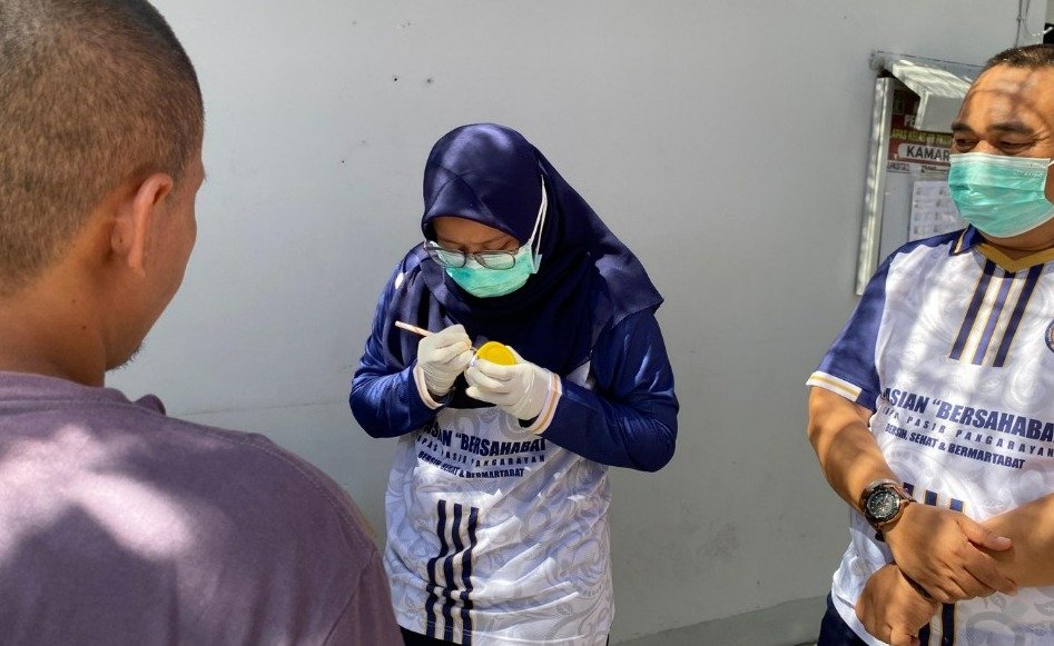 Klinik Pratama Lapas Pasir Pangaraian Gencar Cegah TB Dengan Skrining