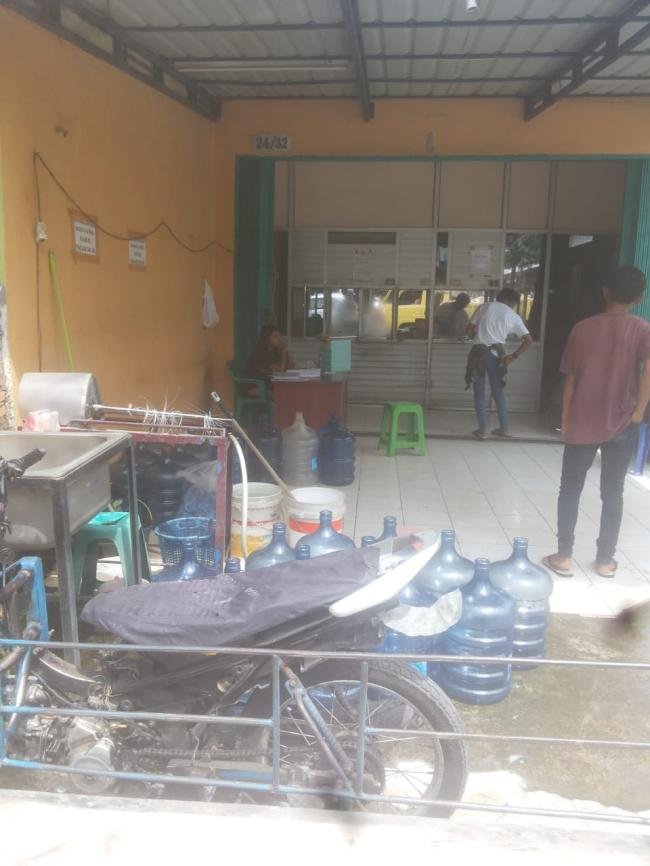 Depot air minum MW di duga tidak memiliki izin usaha dan izin kesehatan  dari dinas terkait