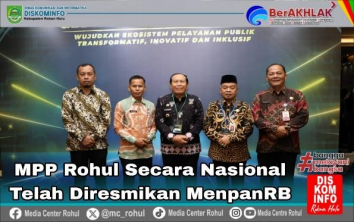 Secara Nasional, MenpanRB Resmikan Mall Pelayanan Publik Rohul