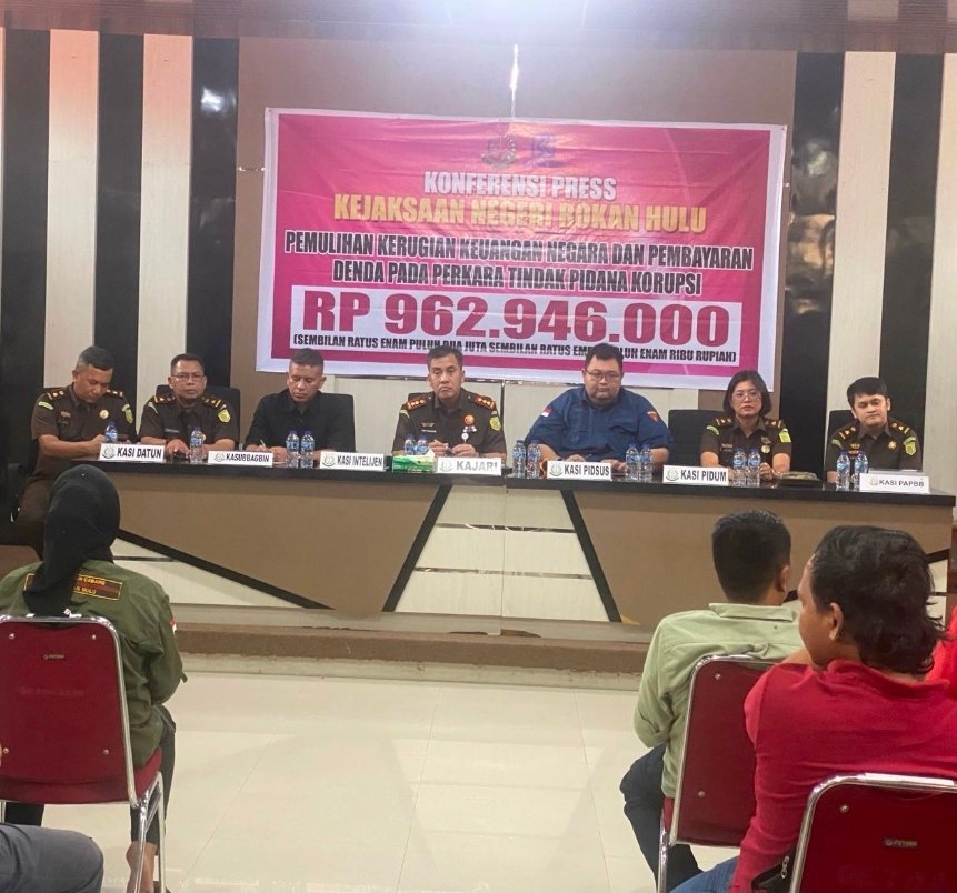 Kajari Baru Rokan Hulu Gelar Coffee Morning Bersama Puluhan Wartawan