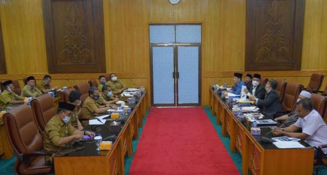 Bapemperda Bersama Komisi I DPRD Bengkalis Gelar Rapat Terkait Pemekaran Kecamatan