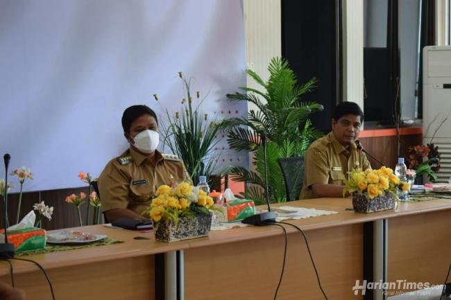 Bupati Kuansing Andi Putra Himbauan Disnaker Tegur Perusahaan Yang Tidak Melaksanakan Vaksinasi