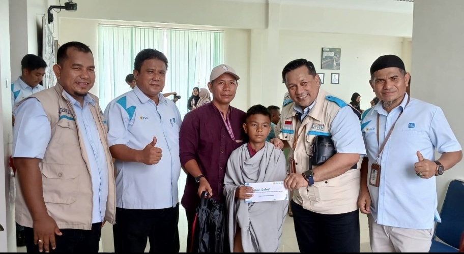 Sinergi Untuk Kesehatan 65 Anak di Rohul Ikuti Khitanan Massal PLN Dan YBM PLN