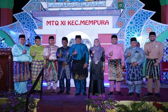 Bupati Alfedri Resmi Buka MTQ ke-XI Tingkat Kecamatan Mempura