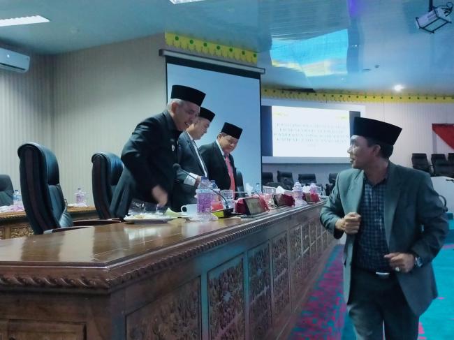 Rapat Paripurna DPRD Kampar, Fraksi PDI-P Sampaikan Pandangan Umum