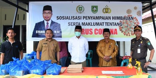 Syahrial, S.T., M.Si  Sosialisasi Himbauan Serta Maklumat Tentang Covid 19