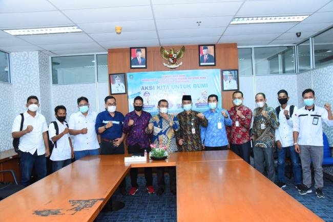 DPC-AJOI Bengkalis Audiensi bersama Pemkab, Wabup Bagus Santoso : Media Punyai Peran Penting