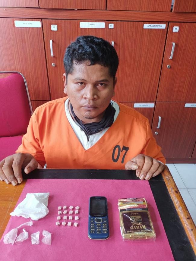 Polres Siak kembali Tangkap Pengedar Narkotika Di Kecamatan Tualang 