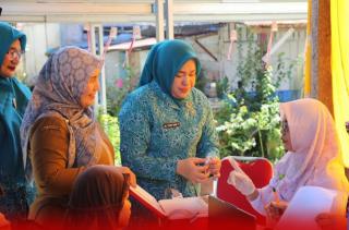 Ketua TP. PKK Rohul Launching PKG Gratis di Sekolah