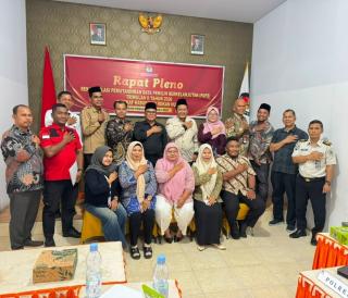 Lapas Pasir Pangarayan Hadiri Rapat Pleno Rekapitulasi Pemutakhiran Data Pemilih Berkelanjutan