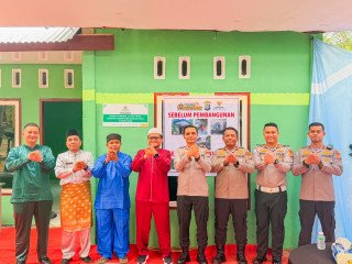 Polres Rohul Bersama Baznas Resmikan Rumah Layak Huni di Rambah Hilir Wujud Nyata Polisi Bersama Masyarakat