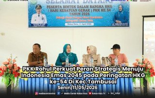 PKK Rohum perkuat Peran Strategis Menuju Indonesia Emas