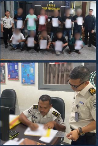 Lapas Pasir Pangarayan Berikan Hak Integrasi kepada Warga Binaan yang Memenuhi Syarat