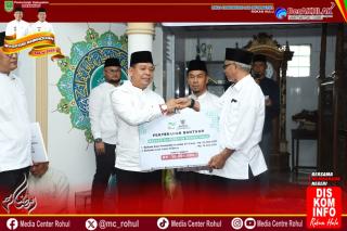 Wakil Bupati Rohul Kunjungi Masjid Raya Pekan Tebih dalam Safari Ramadan