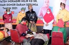 PMI Inhil Gelar Kegiatan Donor Darah Memperingati Milad Inhil Ke 56 Dan Hari Donor Darah Sedunia
