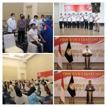 Putus Mata Rantai Covid-19 Polri Gelar Vaksinasi sebanyak 2.282 Purnawirawan Polri