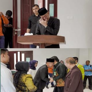 Bupati Rohil Afrizal Sintong Lulus Ujian Tesis di Pascasarjana UIR Dengan Meraih NIlai A
