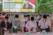 Kunjungan Wapres Ke PTR Pangkalan Baru Tinjau Kegiatan Santri Preneur