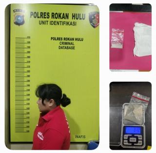 Satres Narkoba Polres Rokan Hulu Tangkap Pemilik Narkotika Jenis Sabu Sabu