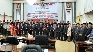 45 Anggota DPRD Rokan Hulu Resmi Dilantik dan Diambil SumpahÂ