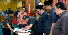 Penandatanganan MoU KUA-PPAS APBD T.A 2020