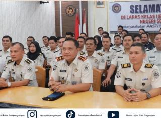 Lapas Kelas IIB Pasir Pangarayan Ikuti Rapat Analisis dan Evaluasi Bidang Pemasyarakatan