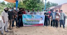 Androy Sampaikan Pesan Prabowo Dalam Perjuangkan Aspirasi Masyarakat Kecamatan Tualang