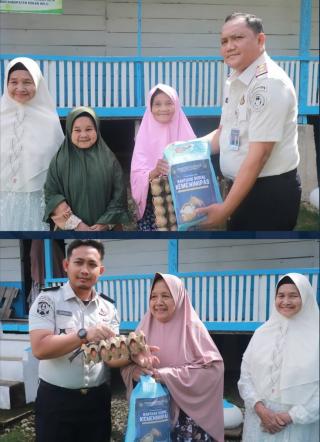 Lapas Pasir Pangarayan Salurkan Bansos Rutin ke Surau Suluk Al-Istiqomah