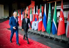 Presiden Jokowi Lakukan Pertemuan Bilateral dengan Presiden AS Joe Biden