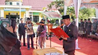 Bupati Rohil Lantik Pejabat Struktural dan Pengawas di Kecamatan Balai Jaya