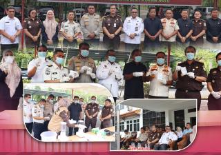 Kejari Rohul Musnahkan Barang Bukti Perkara Tindak Pidana Umum yang Telah Berkekuatan Hukum Tetap