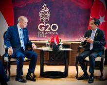 Presiden Jokowi Lakukan Pertemuan dengan Presiden Erdogan