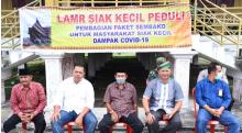 Dapil II Siak Kecil, Bukit Batu Dan Bandar Laksamana Menghadiri Acara Penyerahan Sembako Di Balai LA