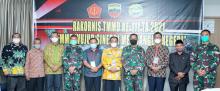 Terkait Pelaksanaan TMMD ke-111 2021, Bupati Inhil Ikuti Vidcon Pengarahan Aster Kasad
