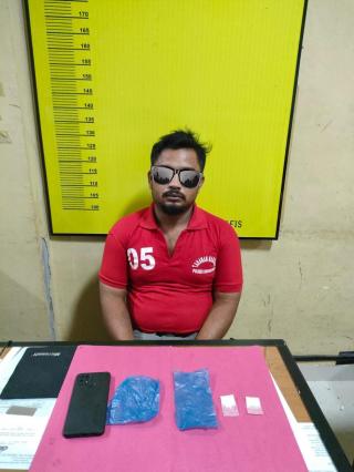 Dijalan Poros Pt Torganda, RL Tak Berkutik Saat Diamankan Satres Narkoba Polres Rohul